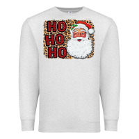 Oatmeal Heather Ho Ho Ho Santa Premium Sweatshirt - Bettercallsaul