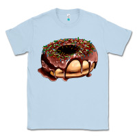 Dusty Blue chocolate donut with candies Classic Tee - AdoDesignShop