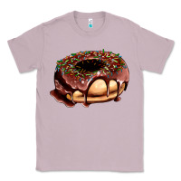 Lilac chocolate donut with candies Classic Tee - AdoDesignShop