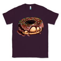 Plum chocolate donut with candies Classic Tee - AdoDesignShop