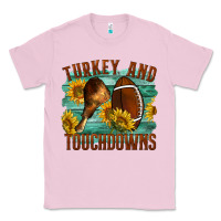 Bubblegum Pink Turkey And Touchdowns Classic Tee - LillyAllenDesigns