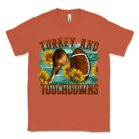 Copper Turkey And Touchdowns Classic Tee - LillyAllenDesigns