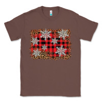 Chestnut snowflake background Classic Tee - BarkalooDesign
