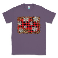 Lavender snowflake background Classic Tee - BarkalooDesign