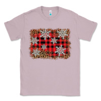 Lilac snowflake background Classic Tee - BarkalooDesign