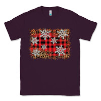 Plum snowflake background Classic Tee - BarkalooDesign
