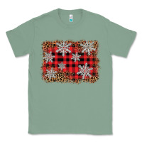 Sage snowflake background Classic Tee - BarkalooDesign