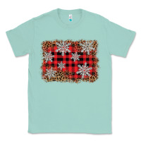 Seafoam snowflake background Classic Tee - BarkalooDesign