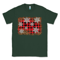 Sports Green snowflake background Classic Tee - BarkalooDesign