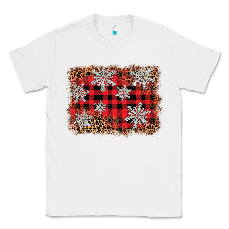 Snowflake Background Classic Tee by BarkalooDesign | Teevron