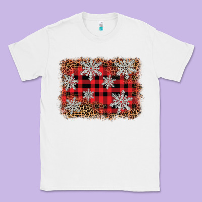 Snowflake Background Classic Tee Designed By Barkaloodesign