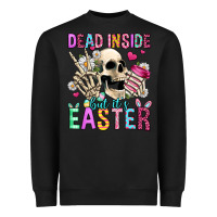 Black dead inside but it's easter Heavyweight Sweatshirt - Jasminsmagicworld