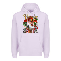 Lilac Howdy Santa Premium Hoodie - NancyCooperArtShop