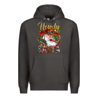 Smoke Howdy Santa Premium Hoodie - NancyCooperArtShop