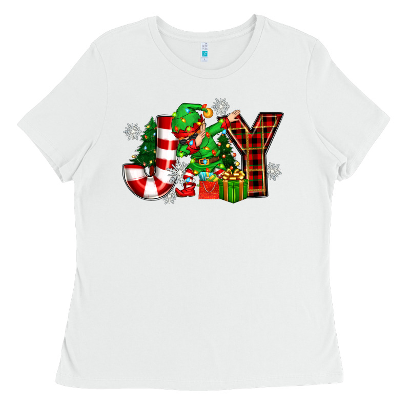 Christmas Joy Elf Ladies Tee by Zillion Design Studio | Teevron