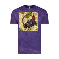 Cloud Purple rodeo seamless pattern Vintage Tee - BundleAndBundleShop