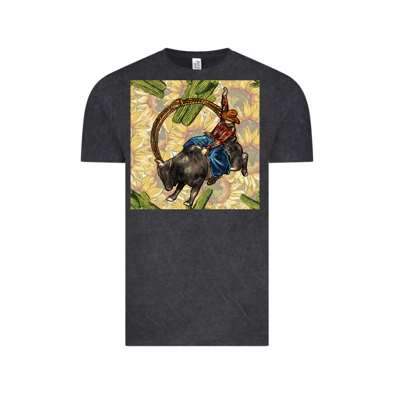 Rodeo Seamless Pattern Vintage Tee by BundleAndBundleShop | Teevron
