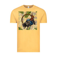 Vintage Mustard rodeo seamless pattern Vintage Tee - BundleAndBundleShop