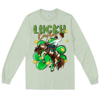Matcha lucky cowboy Long Sleeve Tee - MaliasSmallBusiness