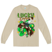 Mushroom lucky cowboy Long Sleeve Tee - MaliasSmallBusiness