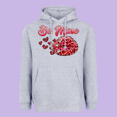 Be Mine Kiss Heavyweight Hoodie Designed By Ranaportraitstore