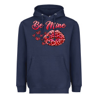 Navy be mine kiss Heavyweight Hoodie - RanaPortraitStore