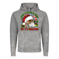 Cloud Rock When You're Dead Inside But It's Christmas Hippie Skeleton Santa Vintage Hoodie - Artiststas