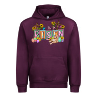 Mauve Wine He is risen Easter  Easter Day Urban Hoodie - CowGirlArtShop