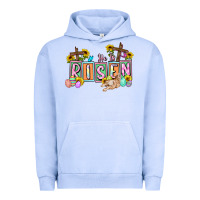 Pigment Grape Ice He is risen Easter  Easter Day Urban Hoodie - CowGirlArtShop