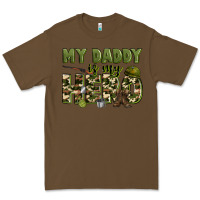 Cacao my daddy is my hero army Premium Tee - Zillion Design Studio
