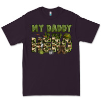 Plum my daddy is my hero army Premium Tee - Zillion Design Studio
