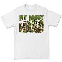 White my daddy is my hero army Premium Tee - Zillion Design Studio