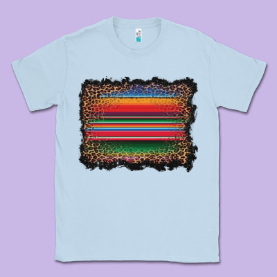 Serape Background Classic Tee Designed By Barkaloodesign