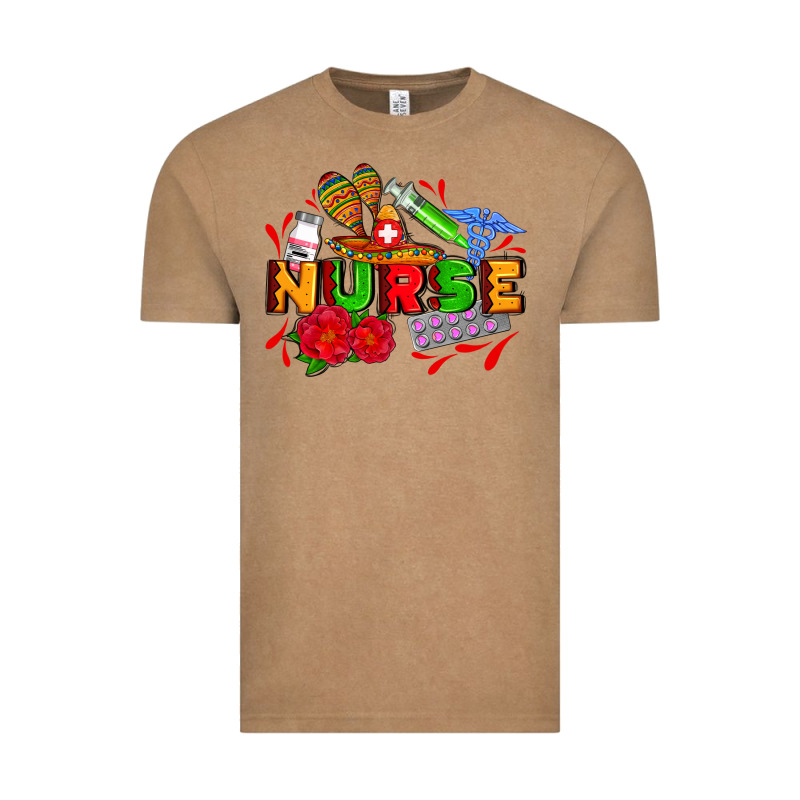 Mexican Nurse Vintage Tee by AdoDesignShop | Teevron