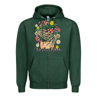 Sports Green the plant lover Zipper Hoodie - MaliasSmallBusiness