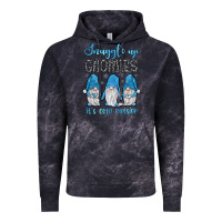 Cloud Black snuggle up gnomies it's cold outside Vintage Hoodie - JahusDesignShop