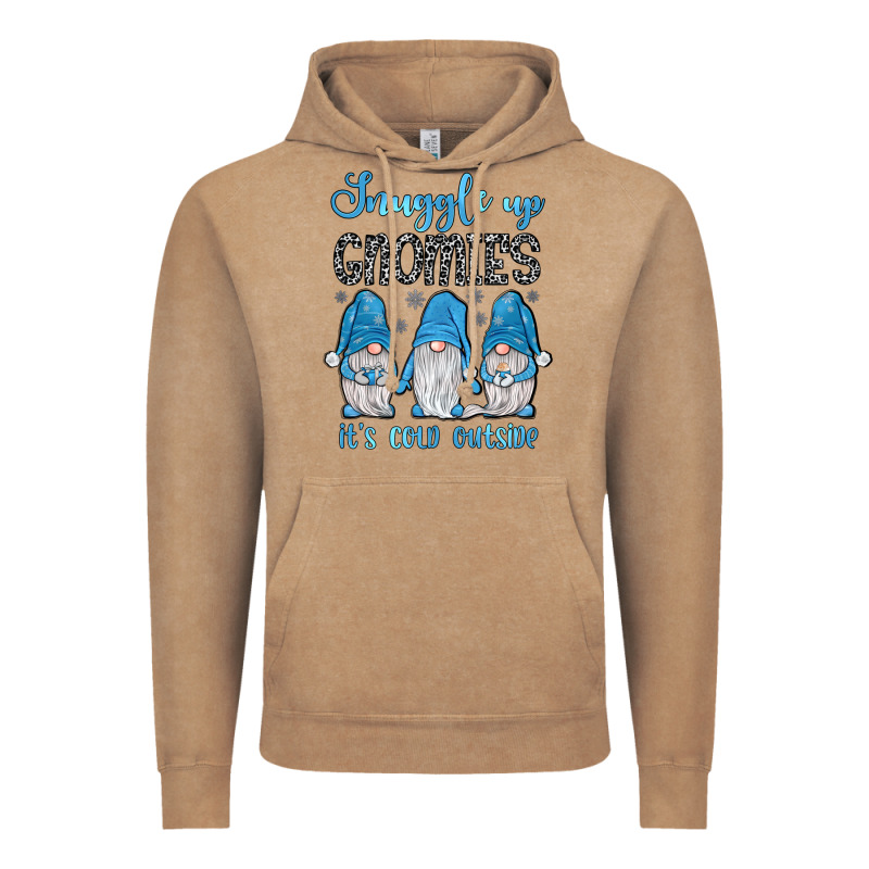 Snuggle Up Gnomies It's Cold Outside Vintage Hoodie by JahusDesignShop | Teevron