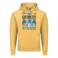 Vintage Mustard snuggle up gnomies it's cold outside Vintage Hoodie - JahusDesignShop