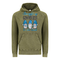 Vintage Olive snuggle up gnomies it's cold outside Vintage Hoodie - JahusDesignShop