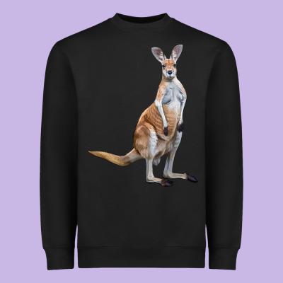 Kangaroo Heavyweight Sweatshirt Designed By Lillyallendesigns