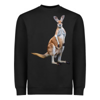 Black kangaroo Heavyweight Sweatshirt - LillyAllenDesigns