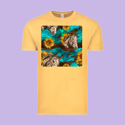 Appaloosa Horses And Sunflowers Seamless Pattern Vintage Tee Designed By Bundleandbundleshop