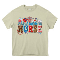 Mossy all american nurse Heavy Core Tee - texasbilliewilder