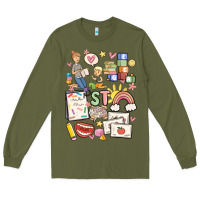 Army Green can't talk right now doing speech therapy stuff Long Sleeve Tee - MaliasSmallBusiness