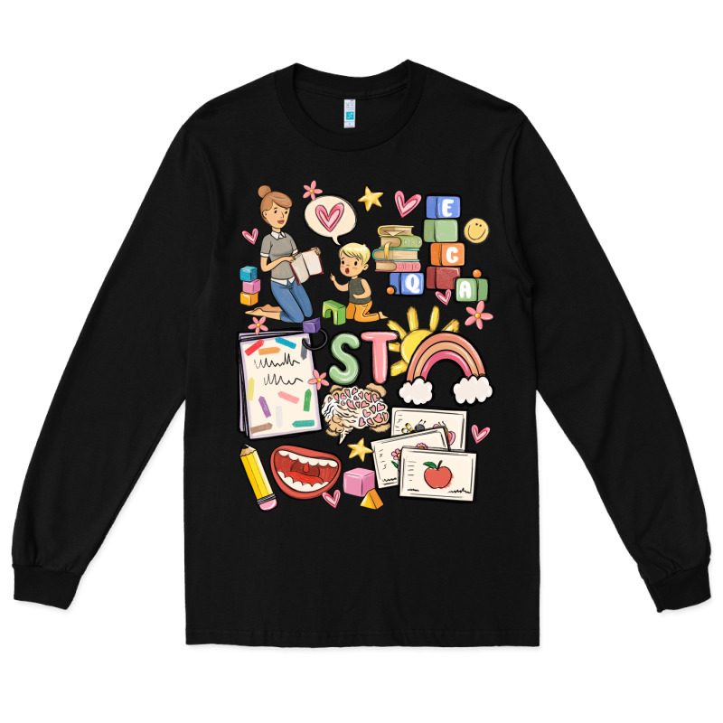 Can't Talk Right Now Doing Speech Therapy Stuff Long Sleeve Tee by MaliasSmallBusiness | Teevron
