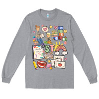 Heather Grey can't talk right now doing speech therapy stuff Long Sleeve Tee - MaliasSmallBusiness