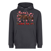 Smoke mama's sweetheart highland cow and calf Heavyweight Hoodie - RanaPortraitStore