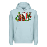 Blue Mist Joy with woman Premium Hoodie - NancyCooperArtShop