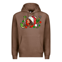 Chestnut Joy with woman Premium Hoodie - NancyCooperArtShop