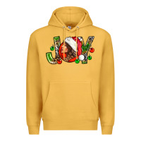 Mustard Joy with woman Premium Hoodie - NancyCooperArtShop